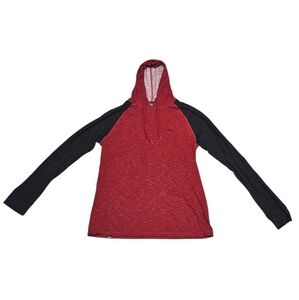 Vans Red & Black Lightweight Hoodie – Size M